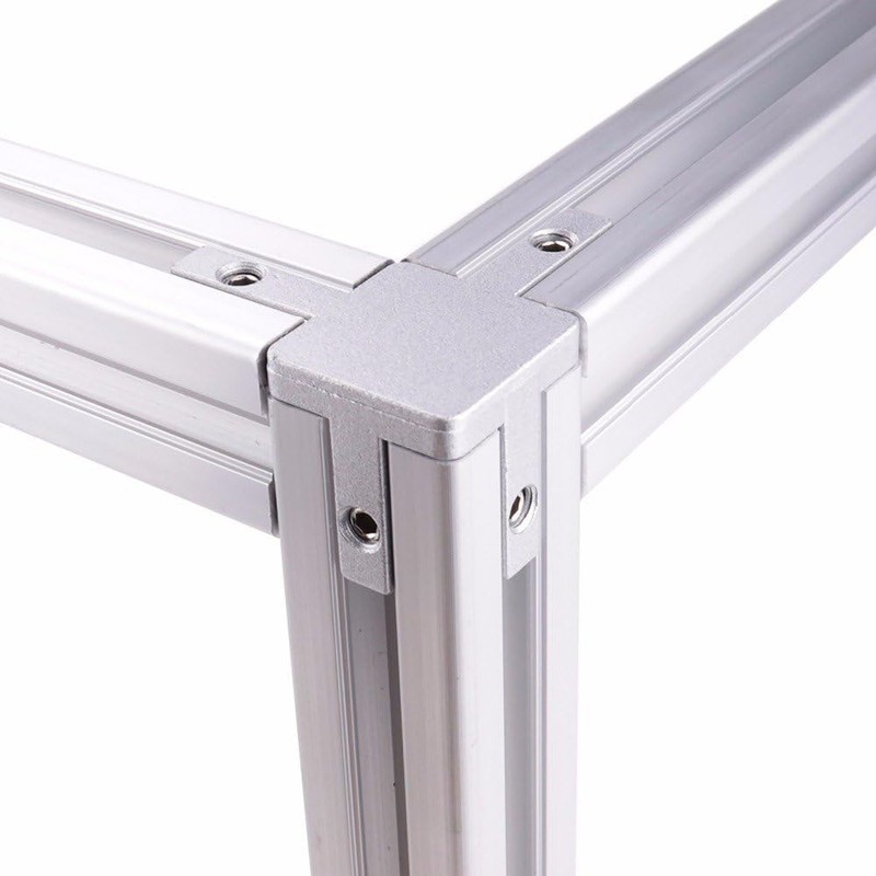 PZRT 4PCS 4040 Aluminum Profile 3D Connector T-Slot Triple Angle