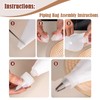 9-Piece Reusable Piping Bags and Tips Set- Cotton Baking Kit