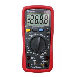 Tekpower TP107+ Digital True-RMS Automotive Multimeter with 12V Battery Tester, and RPM, Pulse Width, Dwell Angle Measurements and VFC Function (Voltage Frequency Converter)