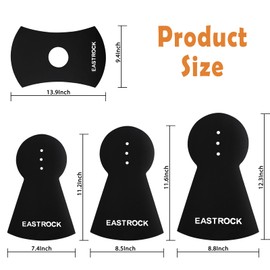 EASTROCK Cymbals Mute Pack 4 Pieces Foam Cymbal Silencer Pads, Fit 14,16,18,20" Cymbal (Cymbals Mute Pad 4-Pack)