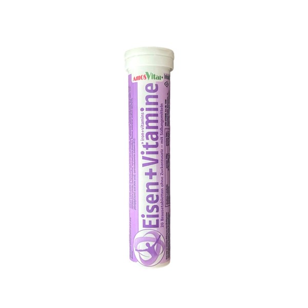 Amosvital Iron + Vitamins Effervescent Tablets, 90 g