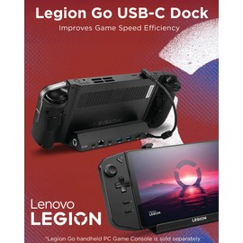 Legion Go USB-C Hub Dock for Legion Go – 6-in-1 Dock, Port Expansion, Charging, Video, Ethernet Support