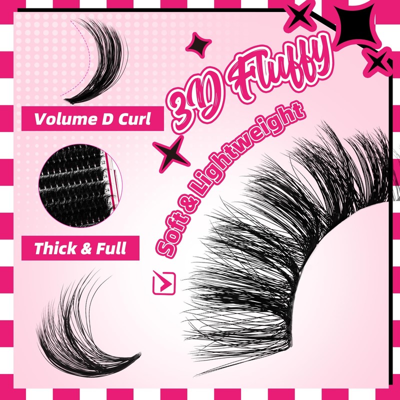PRO DIY Lash Extension Kit Individual Lashes Kit with 280