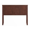 AFI, Madison Full Solid Wood Panel Headboard, Walnut