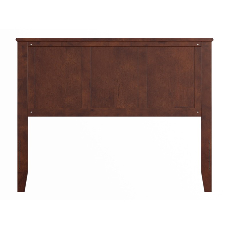 AFI, Madison Full Solid Wood Panel Headboard, Walnut