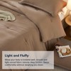Quataly Queen Comforter Sets Taupebrown,3PCS Soft Lightweight Breathable Bedding Comforter