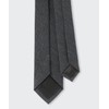Musinsa Standard Wool-Like Narrow Solid Tie [Medium Gray]