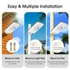 Malitupy Solar Street Lights Outdoor, Cool White/Warm White Solar Street