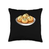 Pani Puri Cartoon Throw Pillow