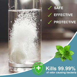 EZGO Retainer Cleaner Tablets,Denture Cleaning Tablets for Remove Stains,Bad Odor,Cleaning Mouth Guard,Night Guard and Removable Dental Appliances in 3 Minutes,120 Tablets - 4 Months Supply