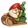THUN, Oliver Gnome on Sleigh with Tree Made of High-Quality