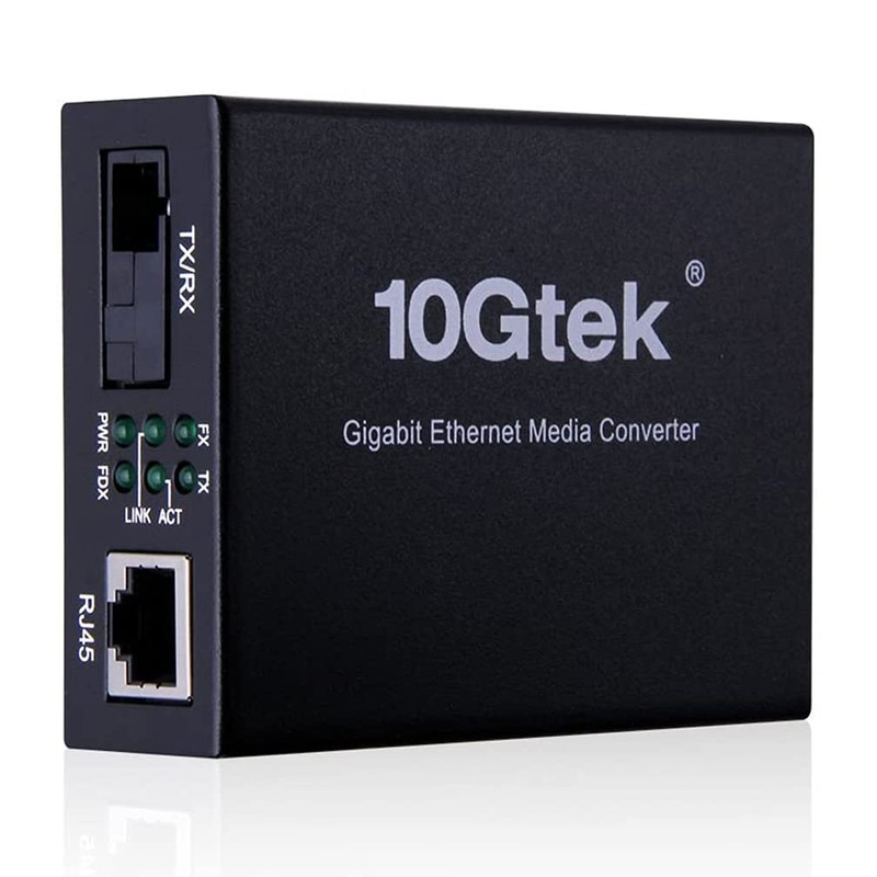1.25G Gigabit Optical Media Converter Pair 10/100/1000M RJ45 to 1000M