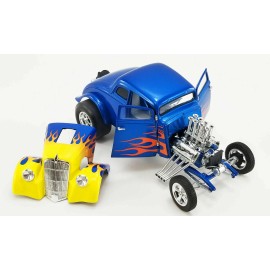 ACME 1933 WILLY'S GASSER 1:18 BLUE FLAMES A1800918 ACME VINTAGE STREET HEMI GMP