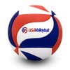 Molten FLISTATEC Volleyball - Official Volleyball of USA Volleyball, Red/White/Blue,