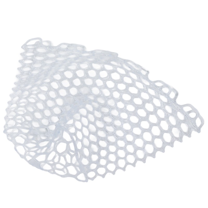 Fly Fishing Landing Net Collapsible Clear Rubber Replacement Bag for