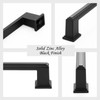 ASKANO 10 Pack 5 Inch Hole Centers, Matte Black Cabinet