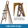 Somime A - Frame Wooden Display Easel with Wheels -