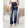 Maternity Jeans Over The Belly Slim Stretch Flare Maternity Pants