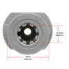 Spares2go Blade Boss Adaptor Hub 22.2mm compatible with Mountfield 421PD