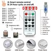HXWEIYE 120LED Warm White 40Ft Fairy String Light with 52