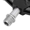 Dual Function Bicycle Pedal Flat Clipless Cleats 3 Sealed Bearings