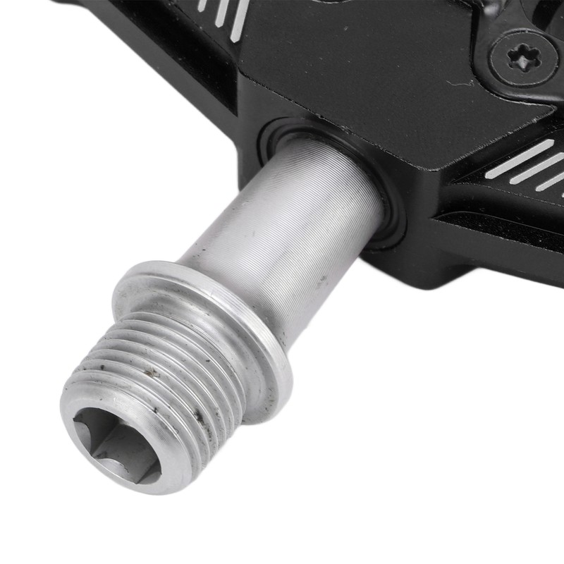 Dual Function Bicycle Pedal Flat Clipless Cleats 3 Sealed Bearings