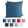Komfortec 100% Cotton Cushion Covers, Set of 2, 40 x