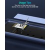 Enhanced USB4 M.2 NVMe PCIe SSD Enclosure - 40Gbps Ultra-Fast