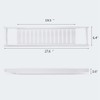 Modern White Color MDF Bath Tray Bathtub Storage Rack Shelf