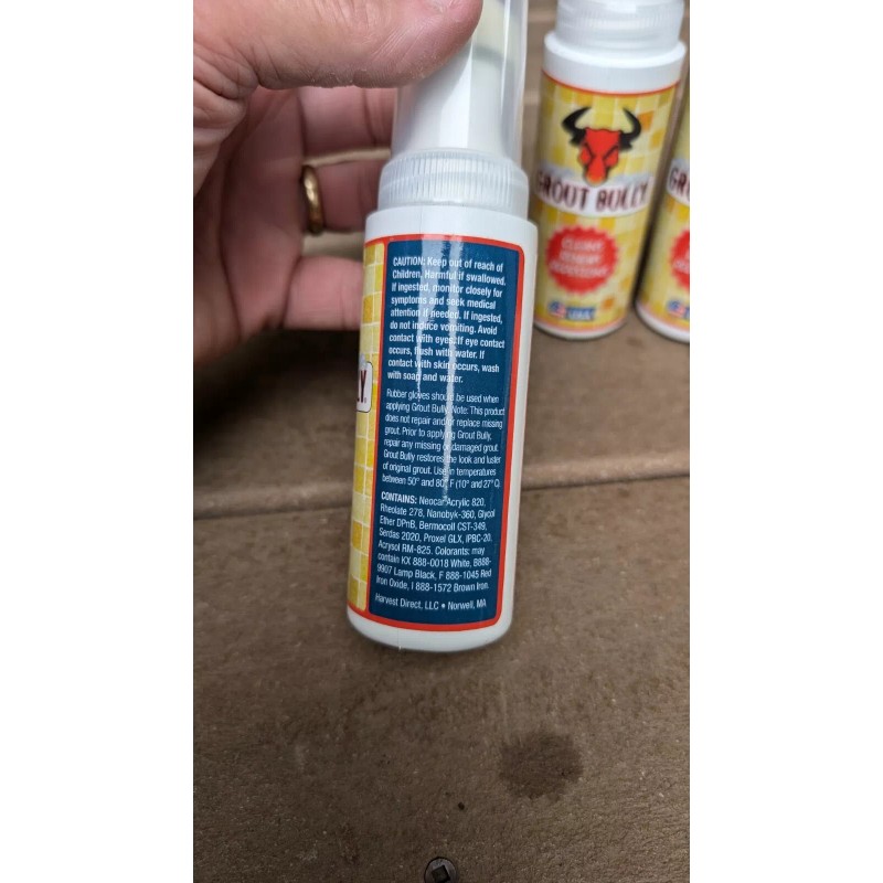 Grout Bully Lot of (5) New Grout Bully Solution Bully