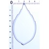 Hibiscus Leaf Sugarcraft Cutter (Medium) - Stainless Steel