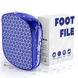 Foot File Callus Remover for Feet, Hypoallergenic Glass Foot Rasp File and Callus Remover with Glass-Etching Technology for Dry or Wet Feet, Foot Scrubber for Heel Scraper & in Shower Foot Scrubber Dead Skin Remover (1 Pack)