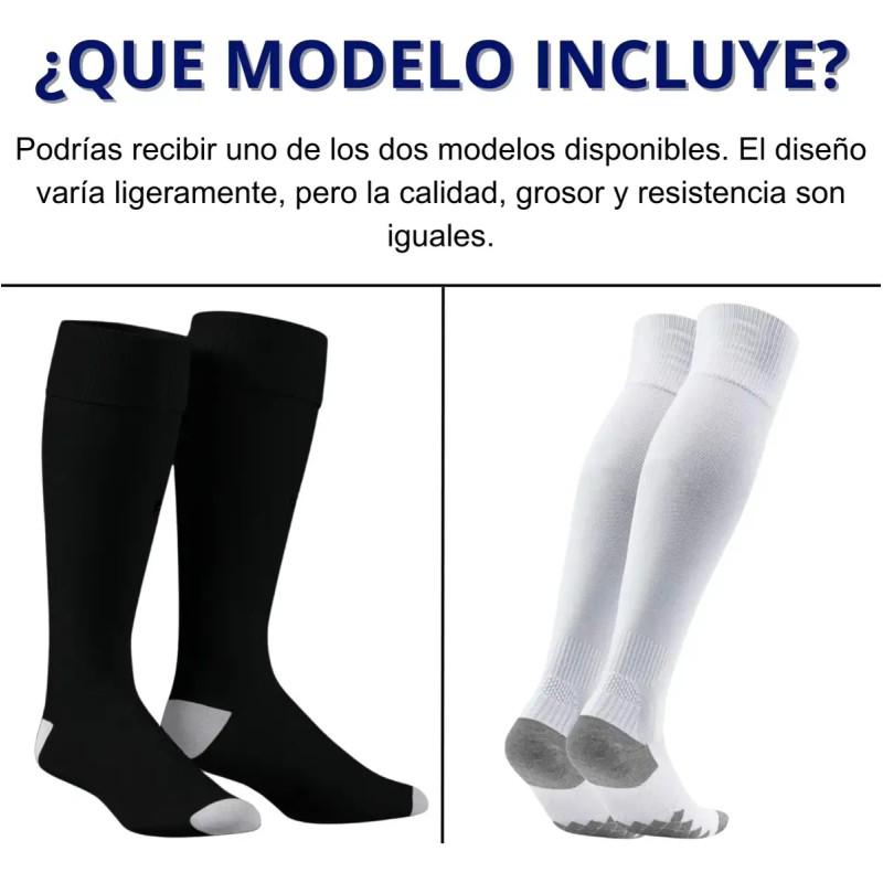 Calcetas Fútbol, Medias Profesionales Soccer 6 Pares