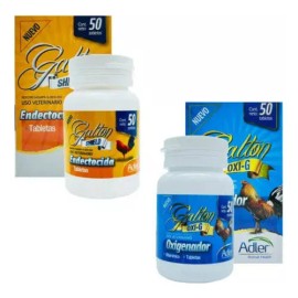 Galton Shield Y Oxi-g Pack Para Cuida Gallo De Pelea