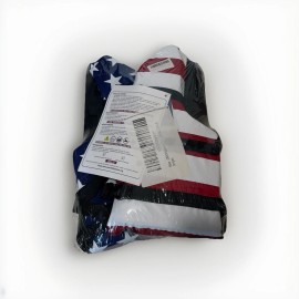 ONYX Red White Blue Flag Life Jacket Vest ONYX General Purpose Coast Guard Approved
