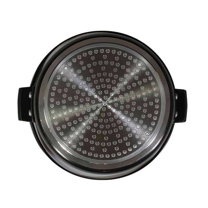 ベストコ IH すきやき鍋 ガラス蓋付 16cm ダイヤモンドコート NQ-0061 ビストロ フェスタ