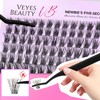 VEYESBEAUTY Eyelash Extensions Cluster Lash Extension Bomb 8-16 mm