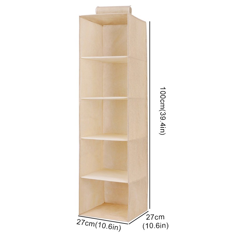 Wardrobe Hanging Storage Bag – Interlayer Drawer-Type Clothes Organizer for