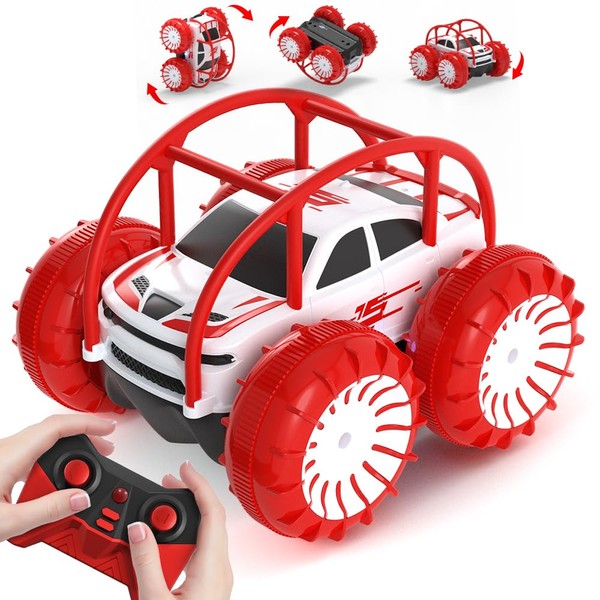 MaxTronic Direct Charge Remote Controlled Car with LED Light, Amphibian