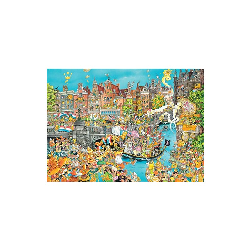 King Amsterdam King's Day Jigsaw Puzzle - 1000 Piece