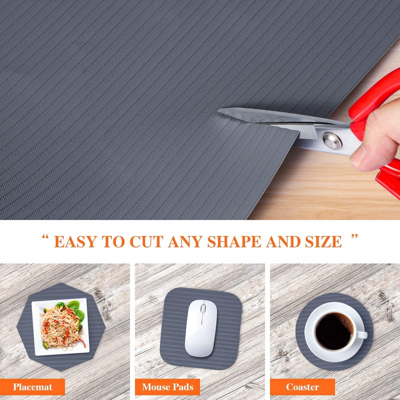 Mcrbeay Shelf Liners for Kitchen Cabinets, 16Inch x 20Ft, Non