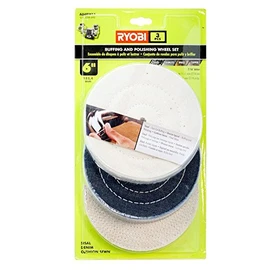 3PC 6" BUFFING WHEEL SET