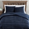 Tahari Home - Full Comforter Set, Soft Crinkle Velvet Bedding