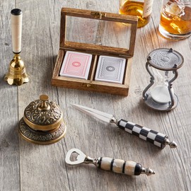 47th & Main Vintage Desk Décor, 3 x 4.5-inches, Hour Glass