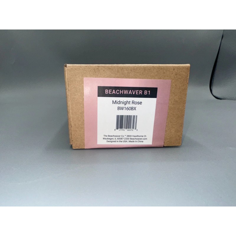 BEACHWAVER Co. B1 Rotating Curling Iron Midnight Rose Even Heat