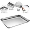 Stainless Steel Baking Sheet Tray Cooling Rack with Silicone Baking