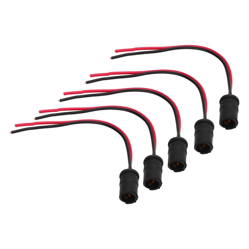 10 Pcs T10 W5W LED Socket Holder Light Bulb Extension