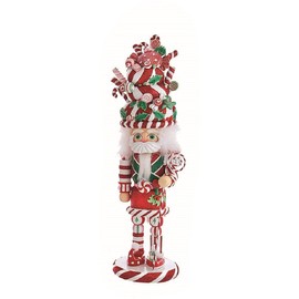 Hollywood Nutcrackers YHA0588C Candy Tree Hat Nutcracker, 18-Inch, Multi-Colored
