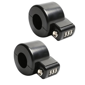 Door Knob Lockout Device Cover to Disable Doorknob/Faucet/Water Valve Hose Lock Door Handle Temporary Lock for Bedroom Door from Outside Handle Without Drilling (2, Black)