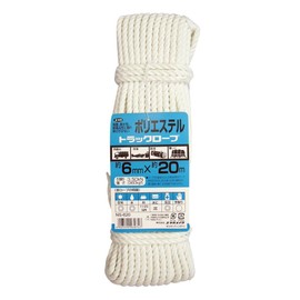 Yutaka Make NS-620 Polyester Track Rope, 0.2 inches (6 mm) x 6.6 ft (20 m)